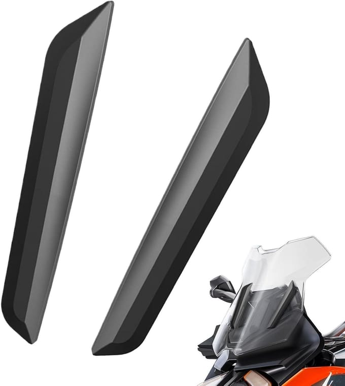 Motorfiets Windscherm - Motor Accessoire - Rijcomfort Verhogen - Naadloos Fit Ontwerp - 26 cm - Mat