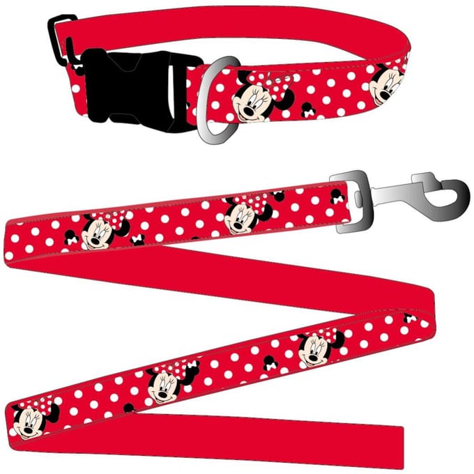 Minnie Mouse Hondenriem 2 delig - S