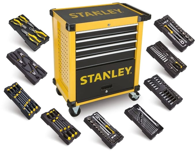 STANLEY Gereedschapskar 4 laden met 9 modules - STHT0-80442