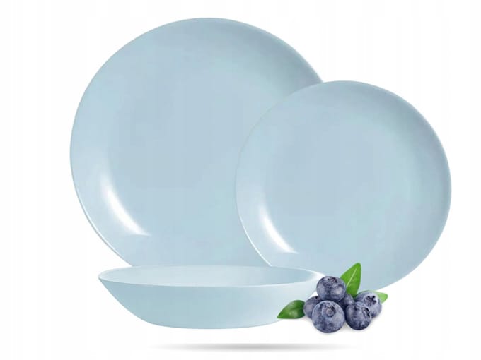 Luminarc Diwali Serviesset 12 Delen Blauw 4 Pers. Gehard Glas