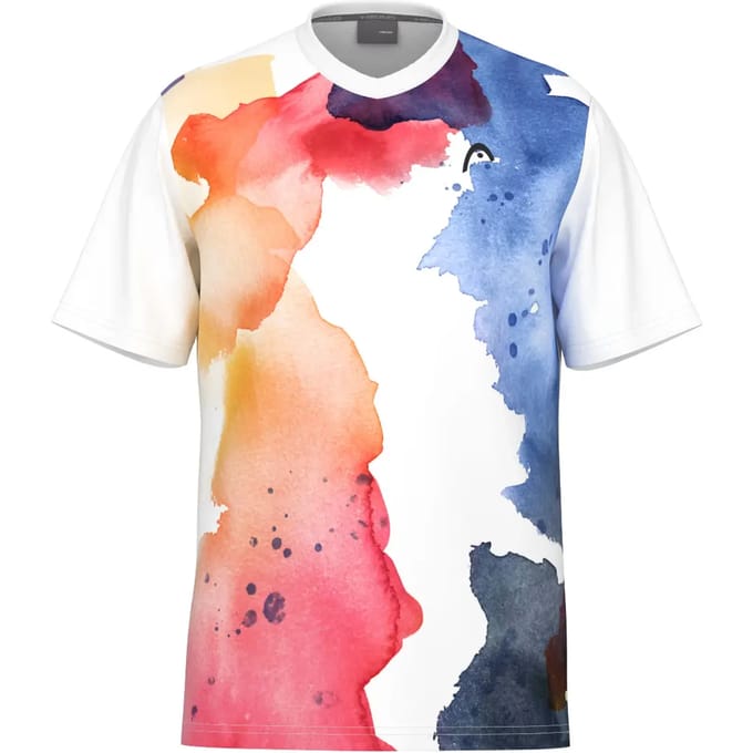 Head Racket Topspin T-shirt Met Korte Mouwen Wit 2XL Man