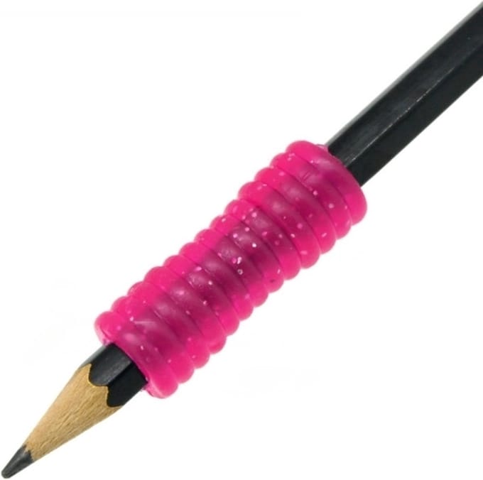 The Pencil Grip - Extreem Grip - Glitter Gel - Geel