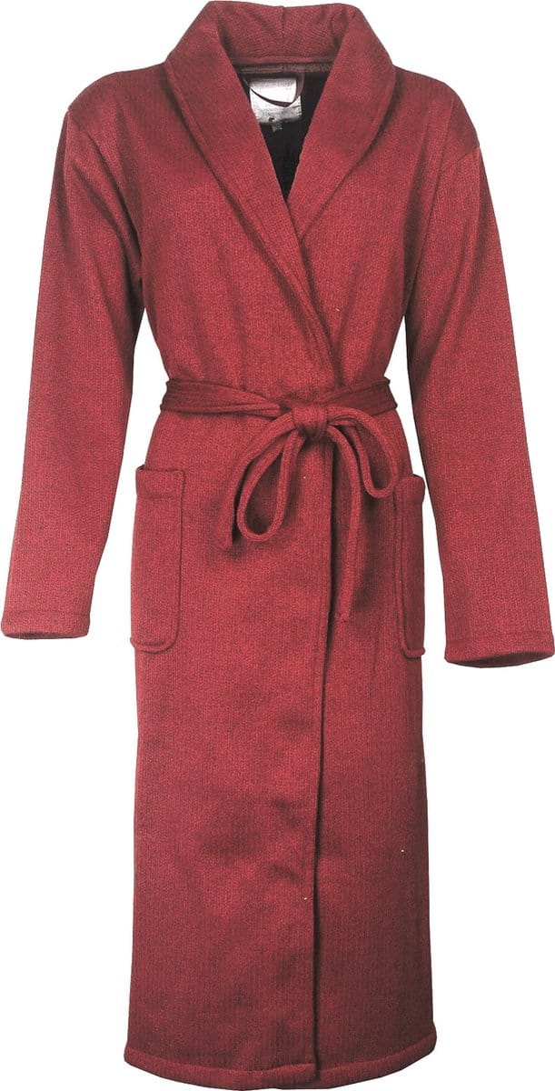 Tenderness Dames Kamerjas - Ochtendjas - Duster Rood - Maat M