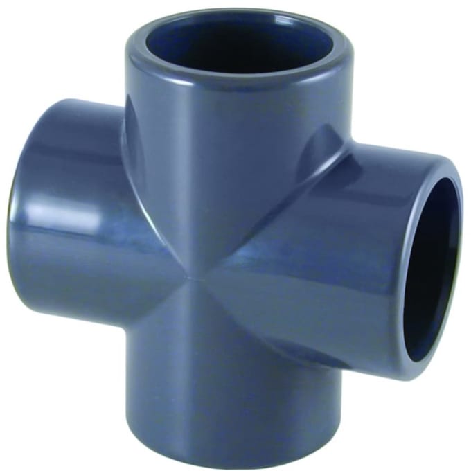 PVC-U Kruisstuk 20mm PN16 - Buisverbinder voor Waterleiding