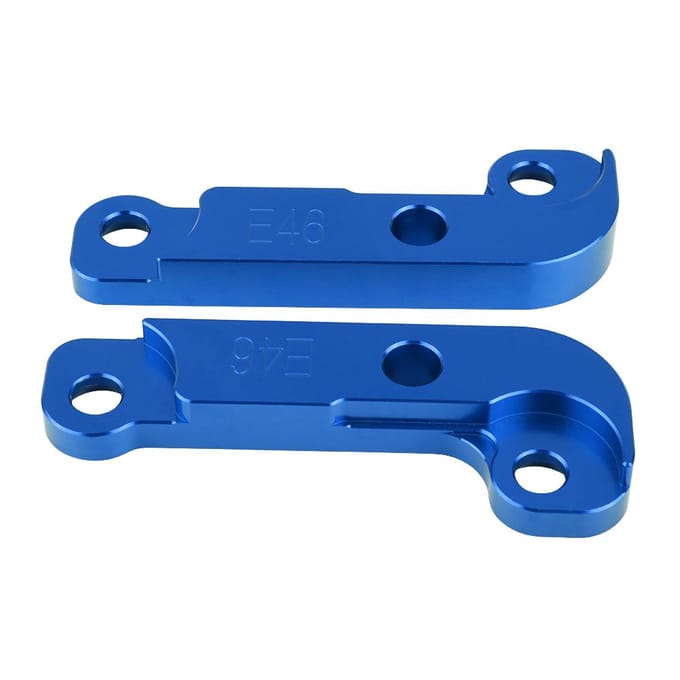 Aluminium Power Tuning Drift Lock Adapter Kit, Vergroot de draaihoek met 25 procent voor BWM E46 M3 Blauw blauw