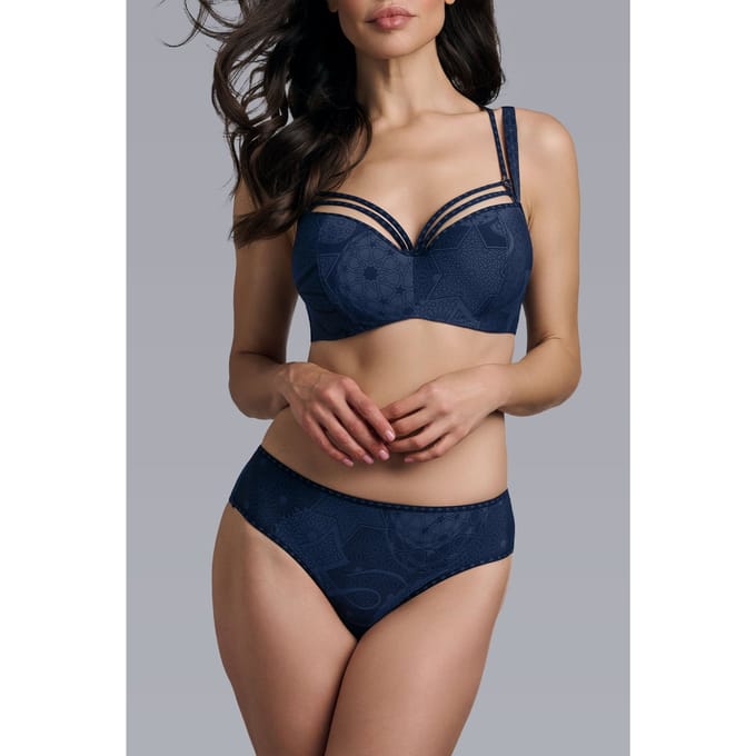 Marlies Dekkers Supernova Midnight Blue Plunge Balcony Bra Maat: 75D | BH's Outlet | Dames | Blauw