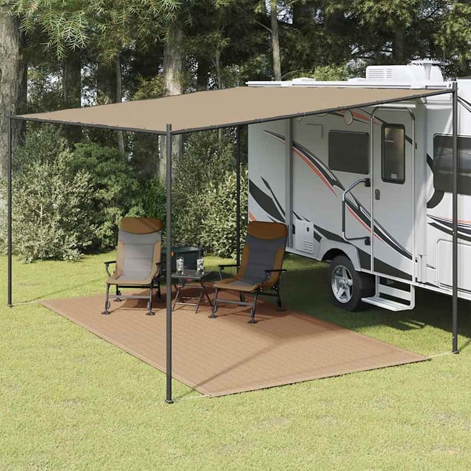 vidaXL - Tenttapijt - 250x400 - cm - taupe