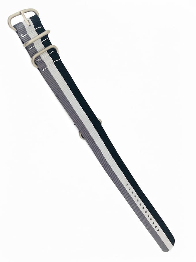 ENE Radiant Sunny - Horlogeband - Universeel Design - Textiel - Zwart