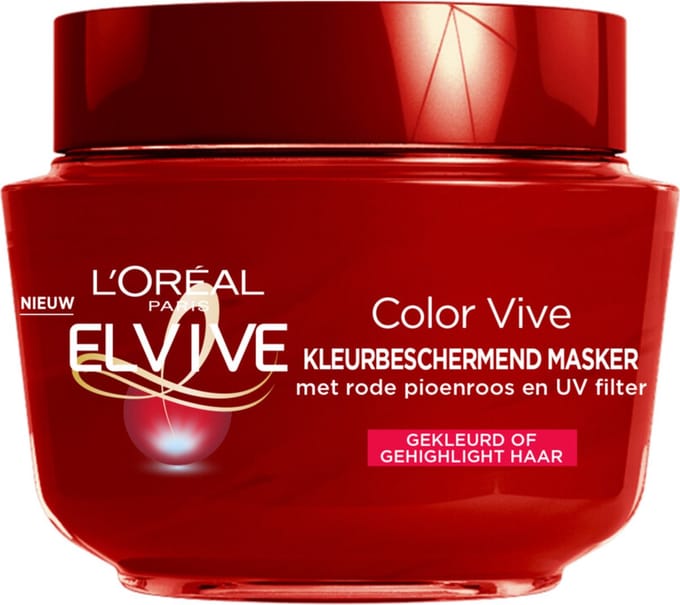 3x L'Oréal Elvive Color Vive Haarmasker 300 ml