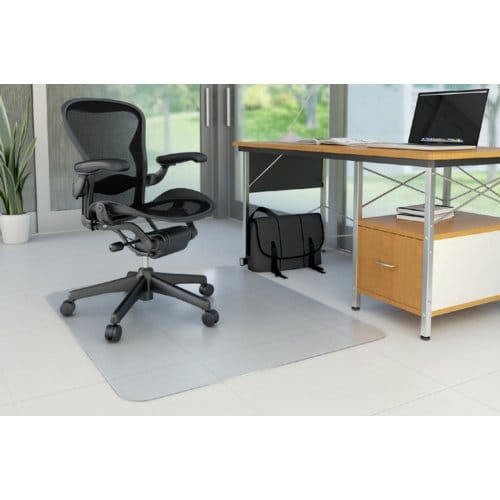 vloerbeschermer harde vloeren - 90 x 120 cm - bureaustoelmat - polyarbonaat – transparant - bureau accessoires