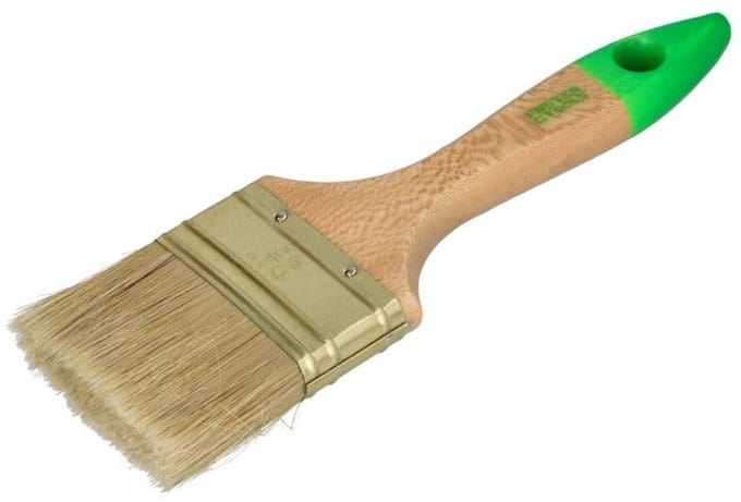 Verfkwast Olieverf, Platte Kwast 65mm, voor Lak