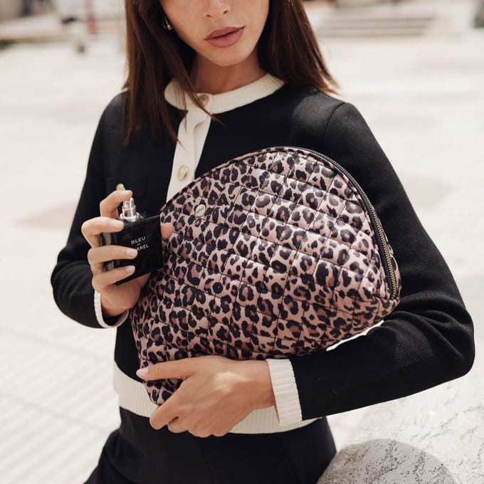MŌSZ toilettas dames - nylon - Ise- leopard