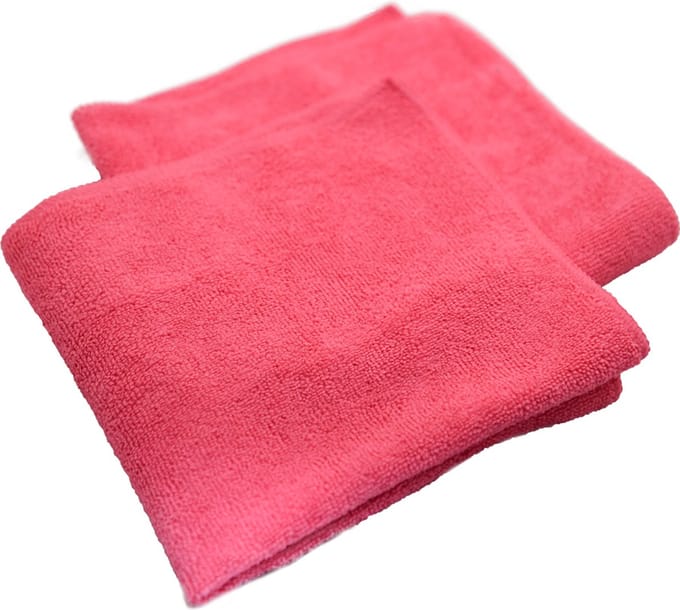 Microvezeldoek ChiaMo.nl 300 g/m² Rood 40 x 40 cm (5 stuks)
