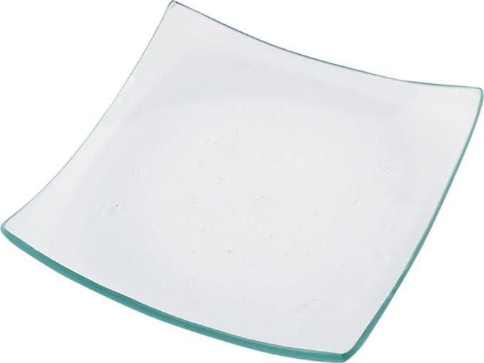 Glazen schaal, afm 11,5x11,5 cm, 12 stuk/ 1 doos