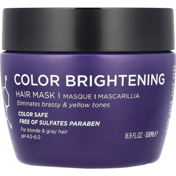 Luseta Beauty, Color Brightening Hair Mask, 16.9 fl oz (500 ml) blue
