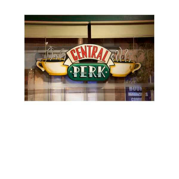 Friends Central Perk Coffee Sign trui - Wit - S