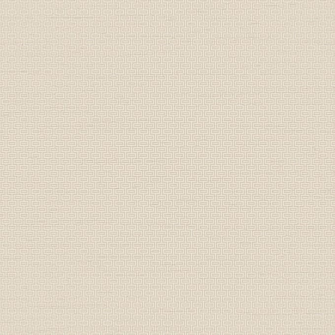Dutch Wallcoverings - Grace Greek key plain beige - vliesbehang - 10m x 53cm - GR322502