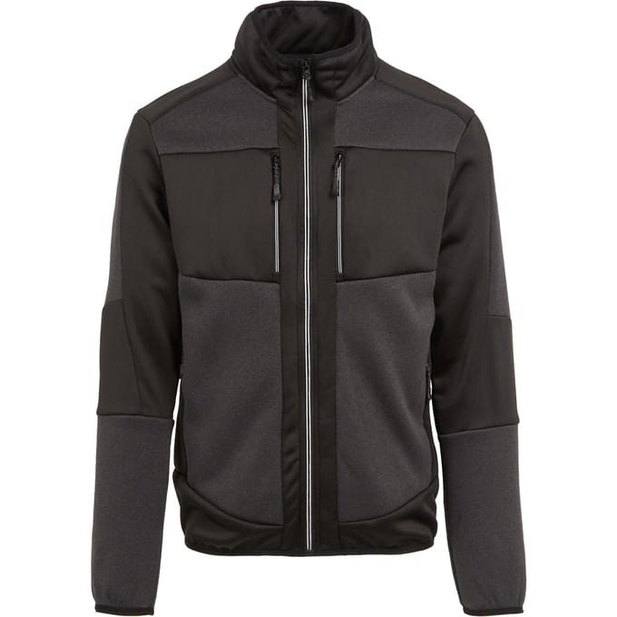Regatta E-Volve gebreide stretch midlayer voor volwassenen (As/Zwart)