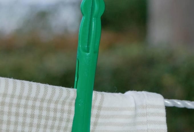 Wasknijpers voor zwakke handen : zakje per 20