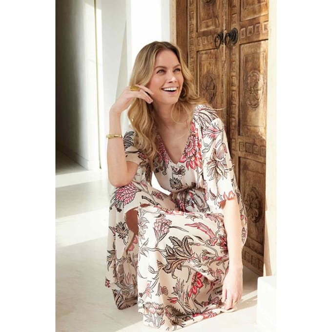Dress Jazzy Ecru Summer dream print