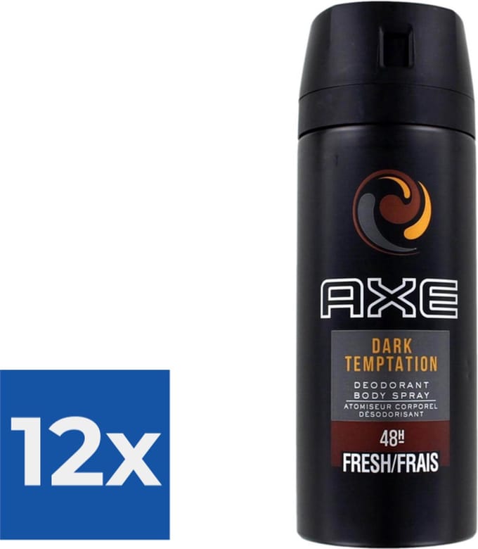 Axe - Deodorant - Spray - Dark Temptation - 48h - 150ml x 12