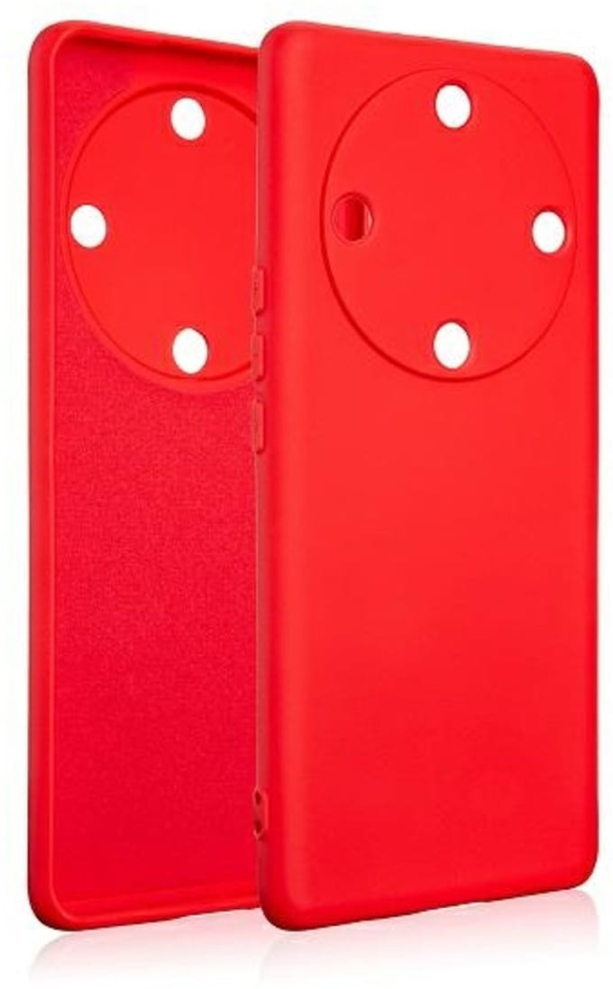 Beline - Silicone Hoesje - Honor Magic5 Lite - Intens Rood - Hoogwaardige Bescherming