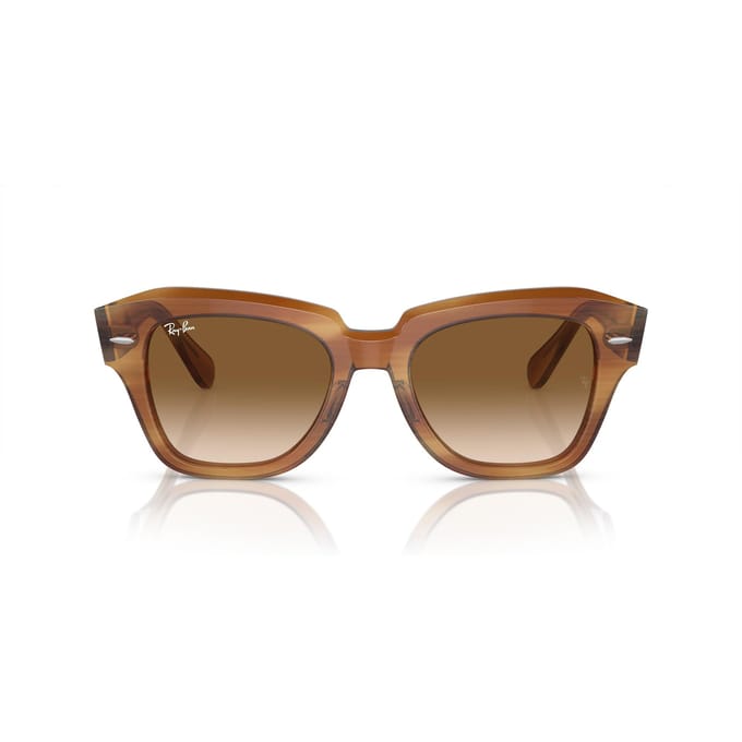 lunettes de soleil RB2186 STATE STREET 49 140351 Ray-Ban brown