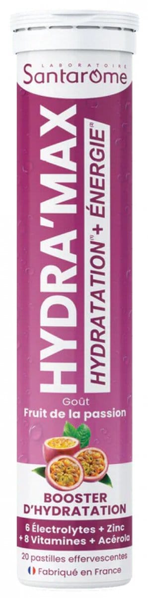 Santarome Hydra'Max Vochtversterker 20 Bruistabletten (Smaak : Passievrucht)