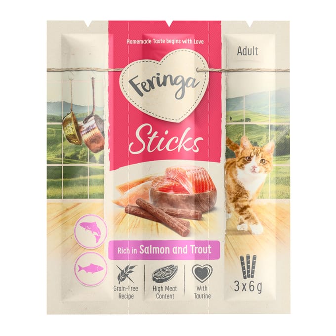 3x3  Sticks Zalm Forel Feringa Kattensnack