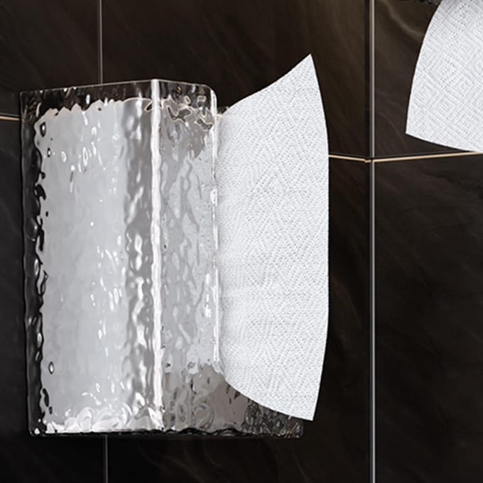 Wandmontage Tissuebox Gletsjerpatroon Multifunctionele Lichte Luxe Stijl Tissue Dispenser Box voor white
