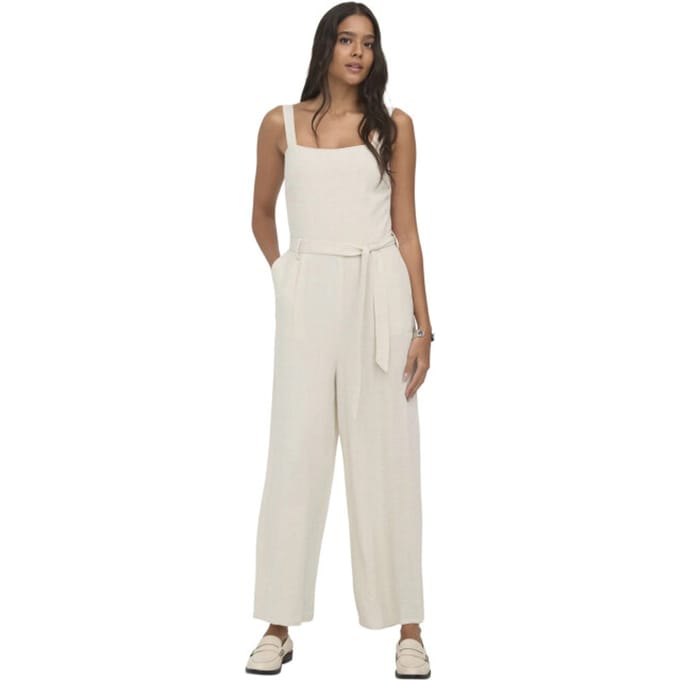 ONLY - ONLSIESTA LINEN BL BELT JUMPSUIT PNT - Meisjes - Pakken