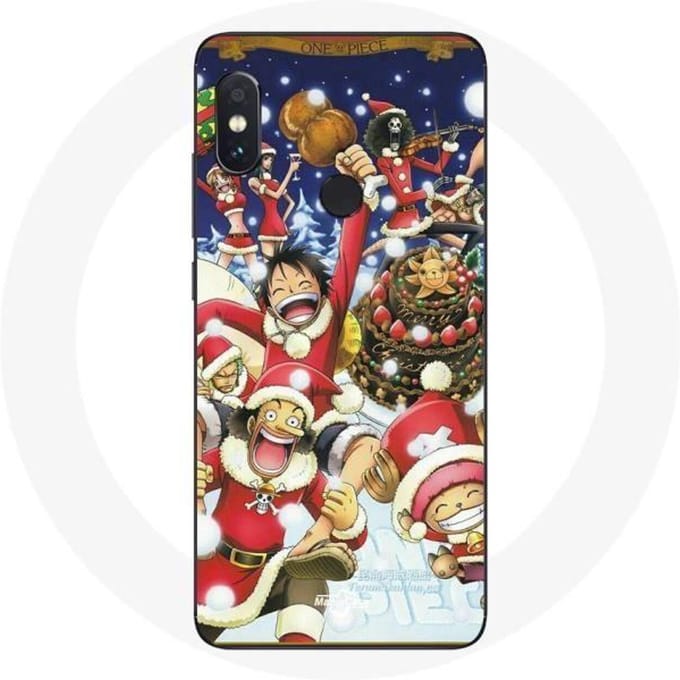 Coque pour Xiaomi Redmi Note 5 Pro One Piece Christmas Day Anime Manga