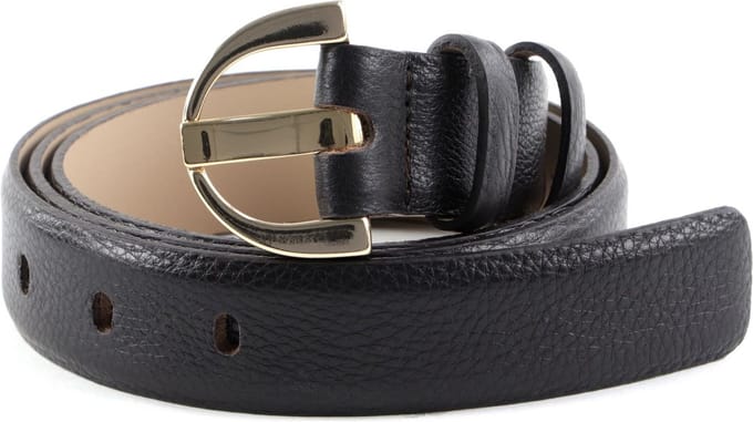 abro Leren Riem Leather Dalia Belt W100 Dark Brown Bruine