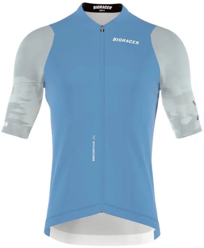 Bioracer Icon Korte Mouw Wielertrui Blauw M Man