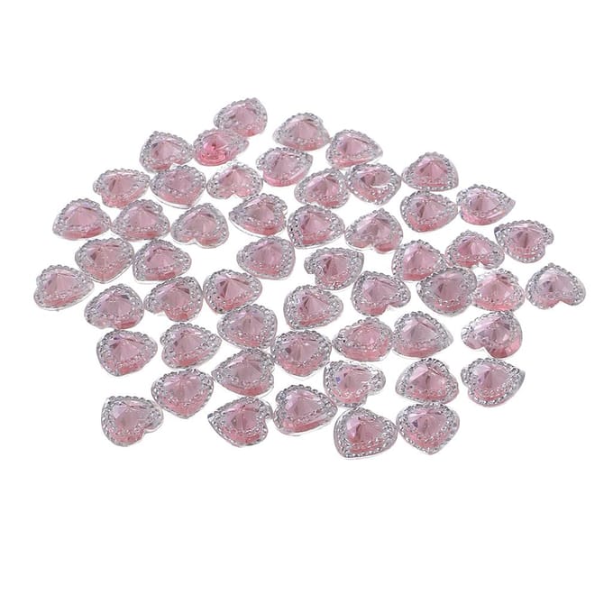50 stuks 12 mm hart hars strass platte achterkant knopen dubbele boor rood as described