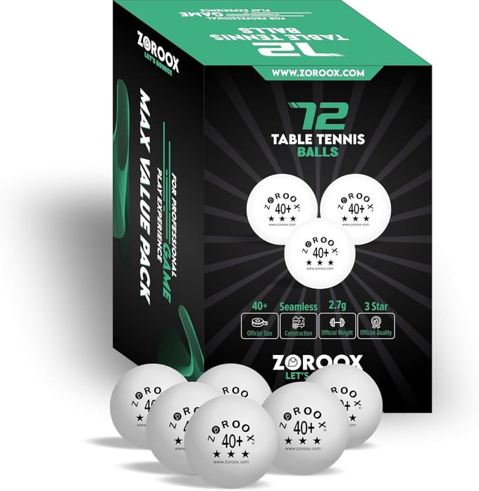 Pingpongballen - Tafeltennis ballen - Wedstrijd Training - 3 Ster Kwaliteit - 40 mm - Wit