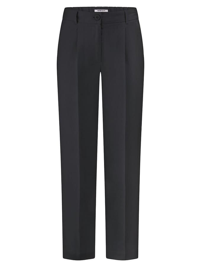 Enkellange broek Van Peter Hahn zwart