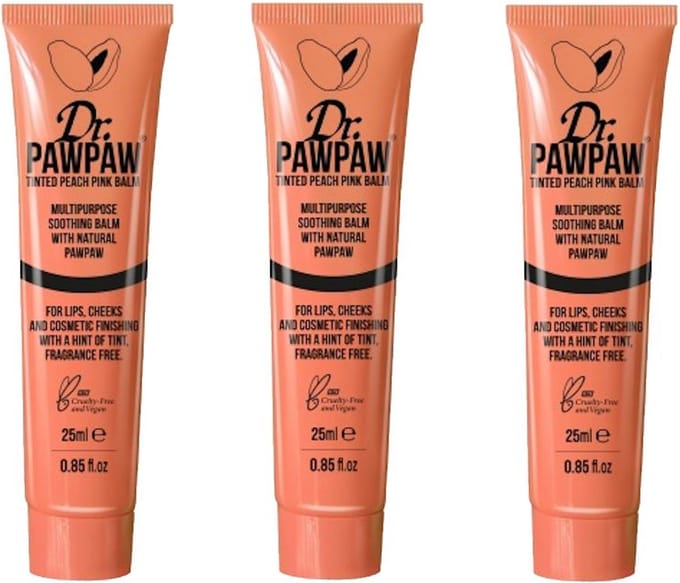 DR PAWPAW - Balm Tinted Peach Pink - 3 Pak