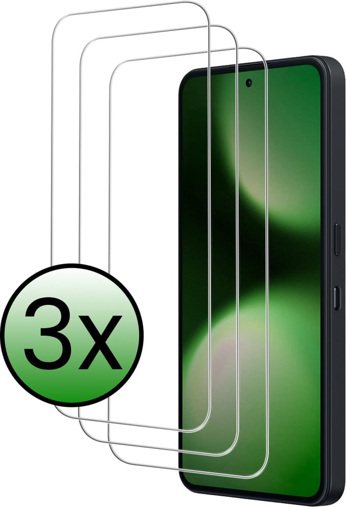 Screenprotector - 3 Stuks Geschikt voor Nothing Phone (3a) Lite - Extra Sterk - Beschermglas - Gehard Glas - Tempered Glass - Screen Protector