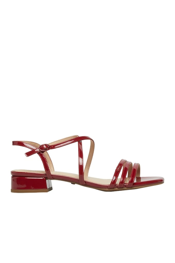s.Oliver - female - Sandalen in laklederlook