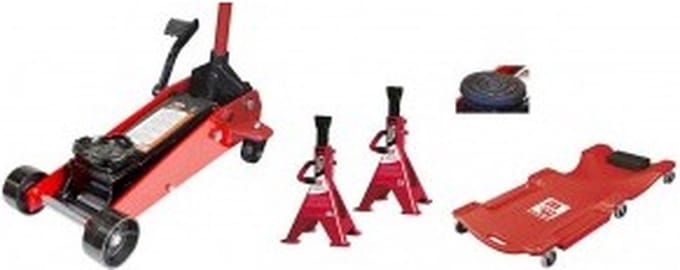 Garagekrik 3T, garagestands, zadel en montageligbed MW Tools CATSET5