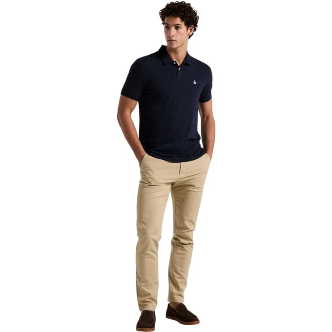 Original Penguin Heren Papa Poloshirt (Donkere saffier)