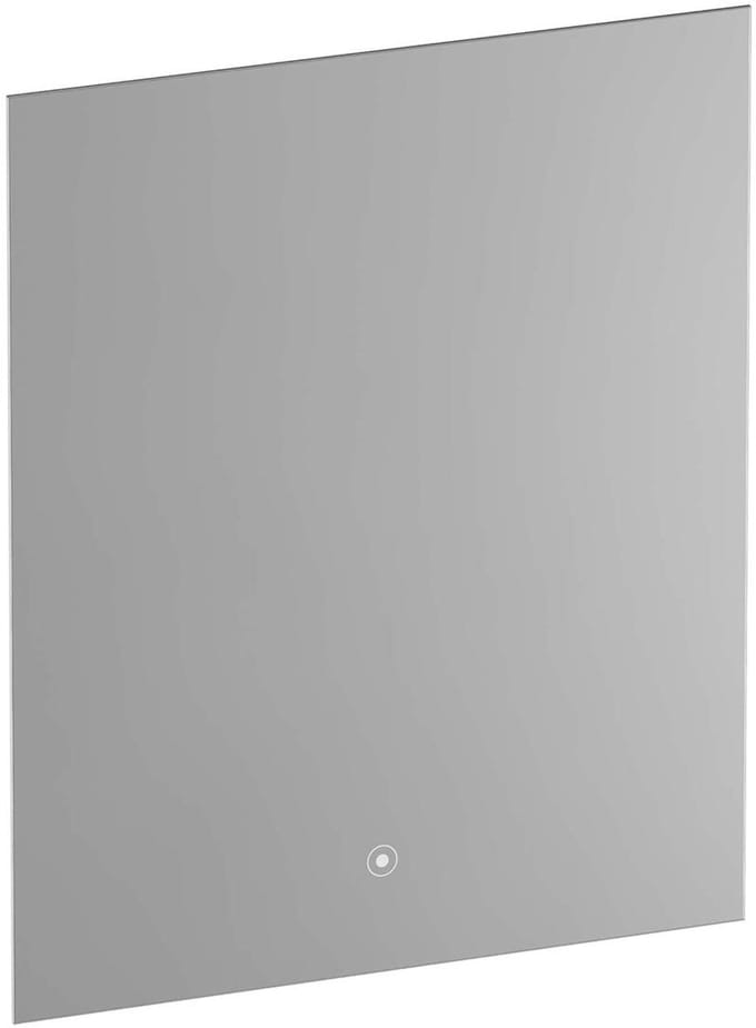 Brauer Ruby Spiegel - Rechthoekig - 60 cm - met Directe LED-Verlichting - Dimbaar - met Touchbediening