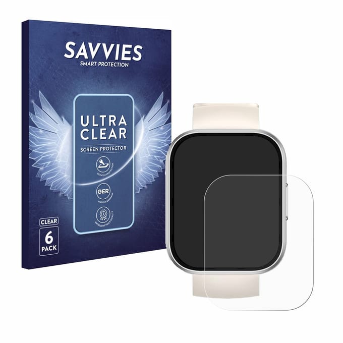 Savvies - Screenprotector voor Oukitel BT103 1.91" - Folie Beschermfolie transparant 6 Stuks