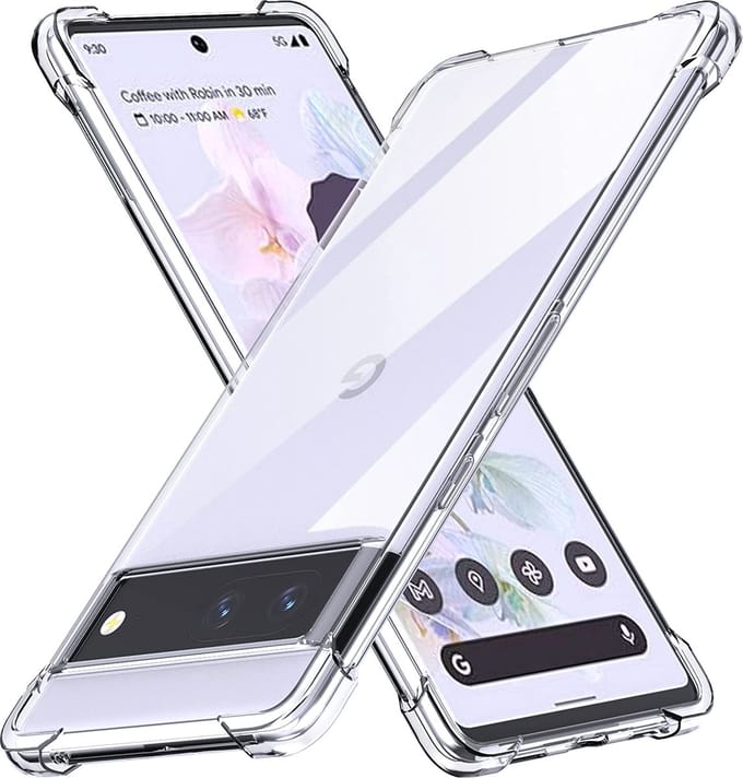 Hoesje voor Google Pixel 7 backcover Shockproof siliconen Transparant