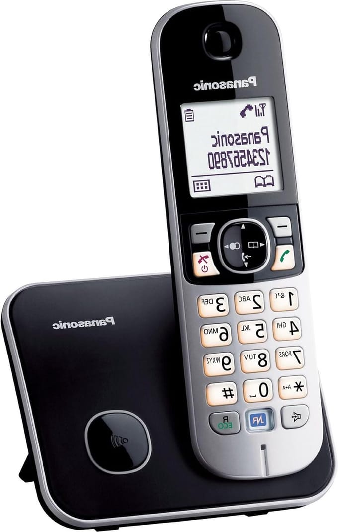 Draadloze Telefoon - Huistelefoon DECT - Thuis Bellen - Handsfree Bellen - 120 Nummers - Grijs