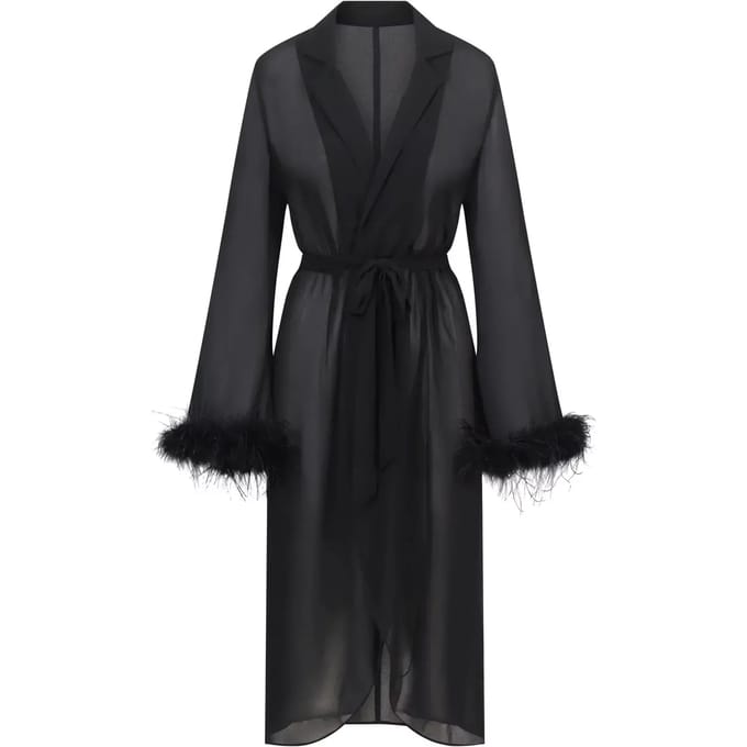 Ostrich Feather Rocket Dress Dames Balou
