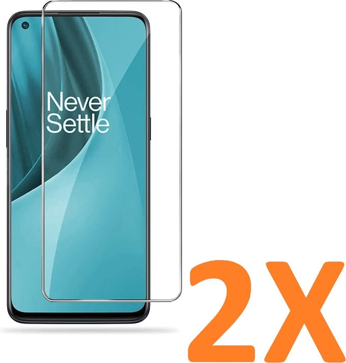 Screenprotector Glas - Tempered Glass Screen Protector Geschikt voor: OnePlus 9 - 2X