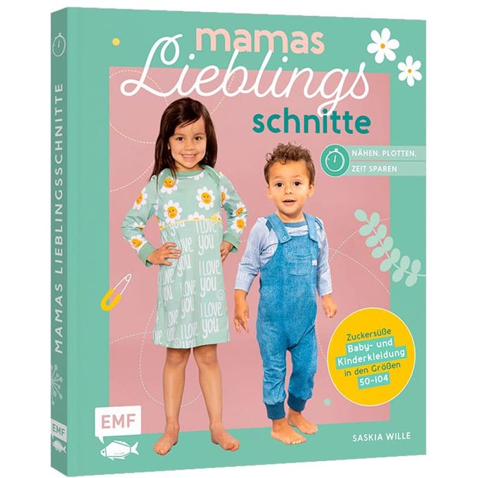 Boek "Mamas Lieblingsschnitte - Nähen - Plotten - Zeit sparen"