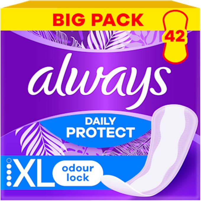 Always Inlegkruisjes daily protect extra long 42 Stuks